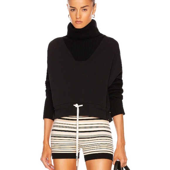 Revolve Varley Britannia Sweatshirt in Black